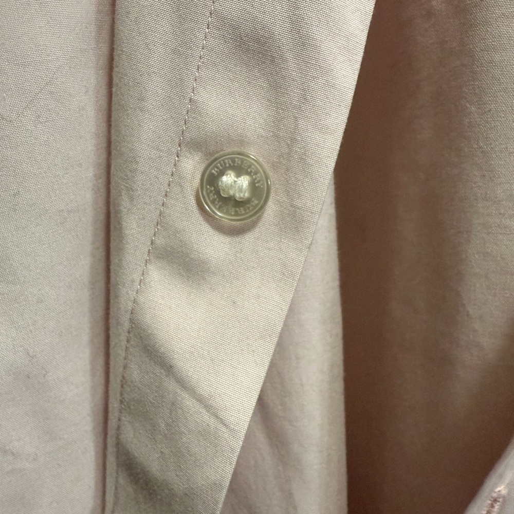 Burberry Light Pink Collared Shirt - Picture 3 of 4